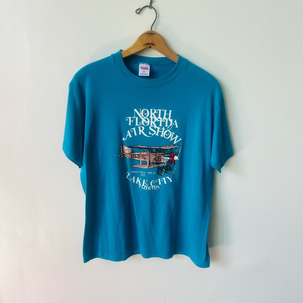 Vintage Lake City Florida T Shirt 1980’s North Florida Airshow Tee